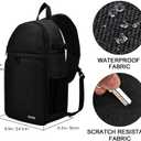 CADeN Camera Bag Sling Backpack for DSLR/SLR Mirrorless Camera Waterproof, Camera Case Compatible for Sony Canon Nikon Camera and Lens Tripod Accessories Black
