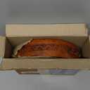 EDHAS Mango Wood Decorative Round Carved Bowl for Decoration, Centerpiece Bowl for Table (10" x 10" x 2.5")