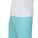 Halloween Costume Men Long Sleeve White Shirt and Pants Outfit with Scarf for Adult Cosplay Party (Blue, S)