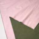 Eunzel Hot Yoga Towel, Reversible Two-Tone Non-Slip Yoga Mat Towel, Sweat Absorbent for Hot Yoga, Pilates and Workout, 72" x 26.5", Army Green& Pink