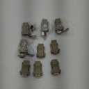10PCS DB9 Female Ethernet Adapter, 9 Pin Serial Port Female to RJ45 Ethernet LAN Extend Modular Converter, F/F