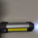 10000mAh Rechargeable LED Work Light with Stand, 3200 Lumens 4.8ft Telescoping Tripod, 2 Detachable Magnetic Lamp Panels, Cordless Garage Workshop Light for Car Repair Inspection Jobsite