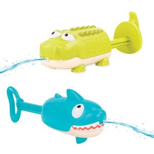 B. toys  Splishin Splash Animal Water Squirts Duo Pack  Fun Summer Bath Toys for Kids, Outdoor Water Play for Toddlers 18+ Months