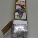 Allgala Silver Tinsel Garland, 50 Feet Christmas Metallic Foil Tinsel Garland Decoration for Holiday Tree Walll Rail Home Office Event Fall Thanksgiving Decoration