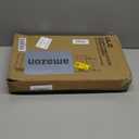 ULG 1-Pack Over Door Organizer with 5 Large Pockets 10 Mesh Side Pockets, 44 lbs Weight Capacity Hanging Storage Organizer with Clear Window for Bedroom Bathroom Kitchen, RV, Camper, Beige