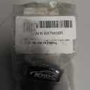 High Flow Radius 90 Degree Aluminum 6AN Male Flare to M12x1.5 Metric Swivel Fitting Adapter, Black