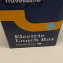 TRAVELISIMO Extra-Large Electric Lunch Box For Adults Holds up to 8 Cups - 80W Heated Lunch Box 1.8L Electric Food Warmers for Travel & Work, Portable Food Warmer - Loncheras Para Hombres De Trabajo (Gray)