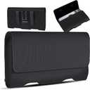 BECPLT Compatible with iPhone 13 Mini 12 Mini SE2 8 7 6 6s Holster Case, Nylon Holster Belt Case with Clip/Loops Belt Pouch Holder for iPhone SE 2022 8 7 6 6s Galaxy S7 - Built in ID Card Slot