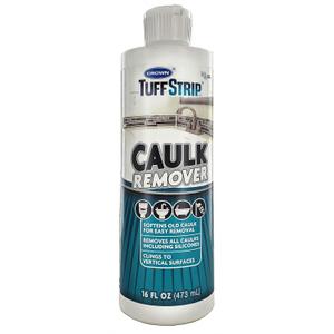 Crown Tuff Strip Ultimate Caulk Remover - Removes Caulk in 2 Hours, 16 Ounces