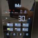 Brio Q20 Touchscreen Countertop Water Dispenser with 3 Stage RO Filtration System | Instant Hot, Cold & Room Temperature with 6 Presets | LED Display, UV Self-Cleaning | Refillable 6L Tank