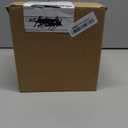 REMIAWY Orchid Pot, 2 Pack Orchid Pots with Drainage Holes and Saucer, 6 Inch and 5 Inch Large Ceramic Planter for Repotting Indoor Plants, Succulent, Decorative, Good Air Circulation, White, 6.1 Inches , 5 Inches