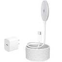 [Apple MFi Certified] 1Pack 6FT Mag-Safe Wireless Charger, 15W Fast Magnetic Pad with USB-C Block for iPhone 17/16/15/14/13/12 (Air/Pro/Max/Plus) & AirPods 4/3/2/Pro/Pro2 - Fast Wireless Charging Kit