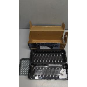 2-Pack Shower Caddy, Separable Shower Organizer with Soap Dish and Hooks, No Drilling Double Layer Shower Shelf, Used for Bathroom and Kitchen (Black)