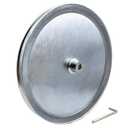 AB1200-1/2 Single Groove Web Sheaves,12" OD 1/2 inch bore v Belt Pulley,Motor Pulley Carbon Steel for A B 5L 4L V-Belts