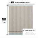 UNISHADES Vertical Blind Replacement Slats for Indoor Windows – Blackout Window Treatment for Home or Office, Room Darkening, 34-Pack Natural, 3.5" x 82.5"