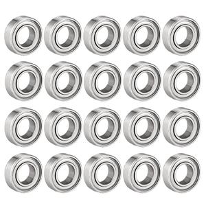 uxcell 688ZZ Ball Bearing 8mm x 16mm x 5mm Double Shielded 688-2Z 2080088 Deep Groove Bearings, Carbon Steel (Pack of 20)
