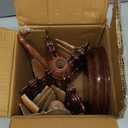 Antique Vintage Wooden Yarn Winder for Knitting and Crocheting Wool Yarn String and Fiber Ball Winder by Sunrise Wood Store (Rose Wood Swift)