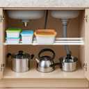 AIZESI Spring Tension Curtain Rods Short Tension Rod (White,18" to 27"-3Pcs)