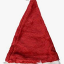 FIBDW Santa Hat, Santa Hat w..as Gifs(adults, Red/ White)