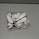 2 x 2PCS Hair Bows for Girls White Bowknot Hair Clips BarrettesLeather Bows with Long Tail Hair Accessories for Girls Toddlers Teens Kids