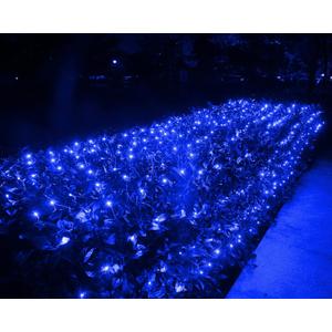 Joomer Christmas Net Lights - 2PACK 12FT x 5FT 360 LED Plug-in Mesh Lights, Waterproof with 8 Modes, Timer, Connectable for Bushes, Trees, Garden, Outdoor Christmas Decor (Green Wire, Blue)