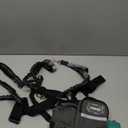 PetAmi Premium Hands Free Dog Leash for 2 Dogs, Adjustable Waist Belt Leash for Dog Walking, Fanny Pack Accessories Bag Dual Bungee Leash for Running, Hiking, Jogging, Biking, Charcoal Grey