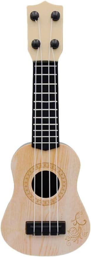 Mini Ukulele Toy for Kids - 9.84 Inch 4-String Plastic Musical Instrument for Music Learning and Fun