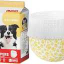 Disposable Dog Diapers for Female Dogs – Super Absorbent Pet Pants with Leak-Proof Core, Soft Breathable Material, Elastic Waist, (L(10pcs))