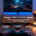 8K Fiber Optic HDMI Cable 100FT, 48Gbps Ultra High Speed Long HDMI 2.1 Cord Braided 8K@60Hz 4K@120Hz HDR10/HDCP2.2&2.3/eARC/3D Compatible for PS5, Xbox, HDTV, Laptop, Monitor