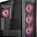 ASUS TUF Gaming GT302 ARGB ATX Mid-Tower Case Four 140 x 28 mm ARGB Fans for high Airflow and Static Pressure, Interchangeable Side Panel, Detachable top Panel, Hidden-Connector Motherboard Support