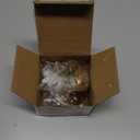 FIRJOY 2Pcs Heavy Duty Stainless Steel Closet Rod Bracket Holder (Gold, 1.0")