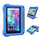 Fire HD 8 Tablet Case for Kids, Kindle Fire 8 Case(12th/10th Generation, 2024/2022/2020 Release)-Auorld Lightweight Shockproof Kid-Proof Cover with Handle Stand for Kindle Fire HD 8/8 Plus Tablet-Blue