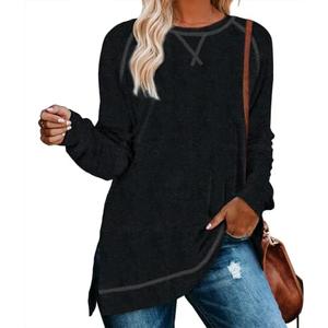 Aokosor Tunic Tops for Women 2025 Long Sleeve Shirts for Leggings Loose Fit Sweaters size LARGE