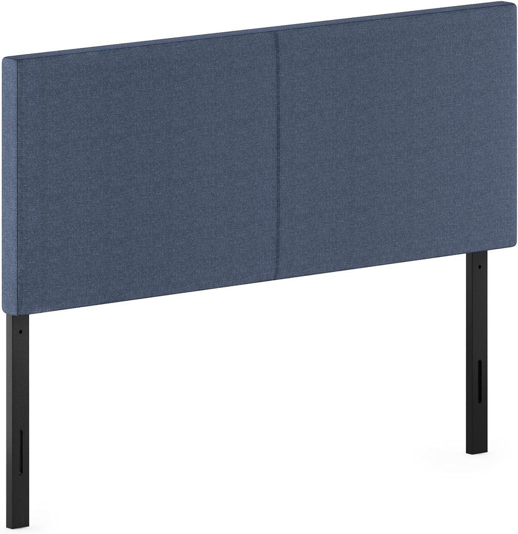 Furinno Roanne Upholstered Headboard, Full, Denim, Style: Full-Plain, 
Product dimension: 56.9 (W) x 45.7 (H) x 2.8 (D) inches
