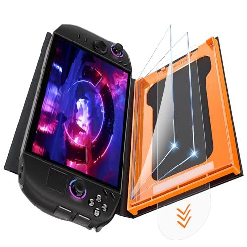 OMOTON 2 Pack Screen Protector for Lenovo Legion Go Gen 2, Handheld 8.8 inch 2025 with [Easy Installation Dust-Free Tool] Full Coverage, Transparent Ultra HD, Anti-Scratch, Anti-Fingerprint