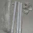 Flag Pole Holder for Outside House - 5ft Heavy Duty Metal Flagpole Kit,Tangle Free, 2 Angle Mount for Grommet Flags,Banner,Garden Flag, for Outdoor Porch,Yard,Garage,Patio Balcony Use (White)