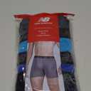 New Balance Men's Mesh 5" No-FLY Boxer Brief (4-Pack) (Medium, Thunder/Maldives Blue/Team Royal/Pigment)