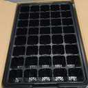 VIVOSUN 1-Pack 40-Cell Seed Starter Trays with 1 Set of LED Lights and 10"x20.75" Seedling Heat Mat, 3.6" Higher Cover, Adjustable Vents, Drainage Holes, Green Propagation Tray for Planting Seeds