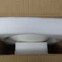 AKICTE Ceramic Fruit Bowl, 10 Inch White Fruit Bowl For Kitchen Counter, White Pedestal Bowl for Decor, Decorative Fruit Bowl for Kitchen & Home Decor (Ceramic White)