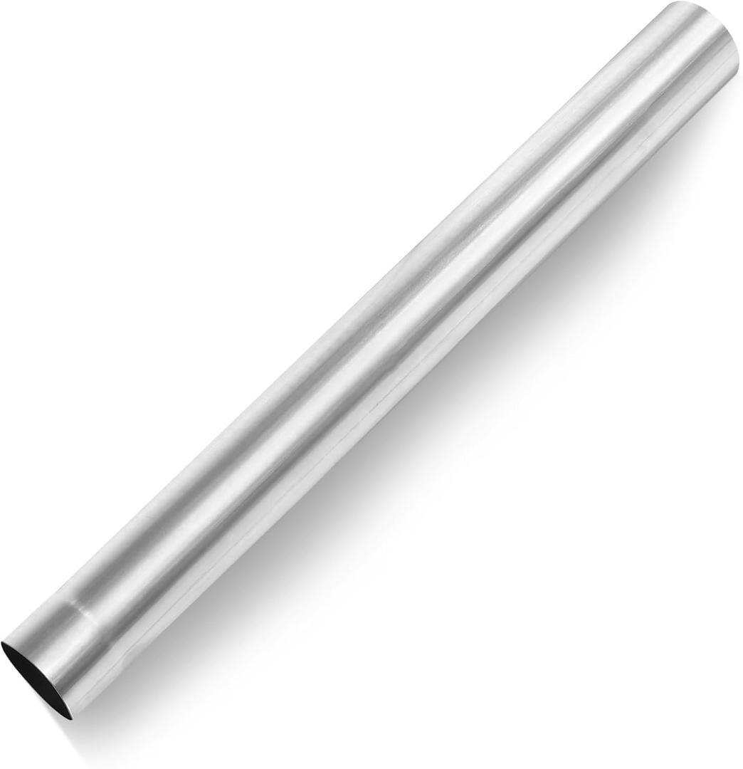 LCGP 2.25" Custom Mandrel Straight Exhaust Pipe, 30" Long, Made of High Quality Stainless Steel Fit 2.25 Inch Exhaust Pipe
