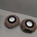 Timeflies Solar Rock Lights Outdoor, 2 Pack Super Bright Solar Spot Lights Outdoor IP65 Waterproof Solar Yard Lights, Auto On/Off Garden Decor for Outside Paths, Sidewalks, Yards, Landscapes, Patios