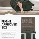 LOVEVOOK Carry On Luggage 22x14x9 Airline Approved, 22 Inch Softside Suitcases with Spinner Wheels, Lightweight Carry-on Suitcase with TSA Lock for Women Men, Large Luggage for Travel Business Trip