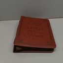 Extra Large Bible Cover Case for Men Women, Mens Bible Covers Cases Leather Bible Cover Carrying Case for Women Men with Handle Zippered Bible Book Cover Holder Bag Case (Brown, XL)