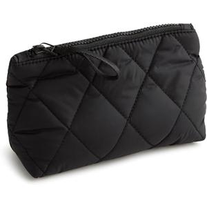 Premium Cotton Large Cosmetic Makeup Bag, Moonless Night 1