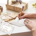 3 x VJQ 24 Floral Thank You Cards with Envelopes, Wildflower Thank You Notes with Envelopes, Assorted Blank Appreciation Cards for Teacher Baby Shower, Bridal Shower, Wedding