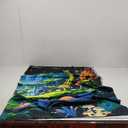 Generleo Forest Waterfall Tapestry Mushroom Flower Tapestries Natural Landscape Tapestries Colorful Floral Plants Wall Art Decor Fantasy Aesthetic Tapestry Wall Hanging for Bedroom (59.1"L x 51.2"W)