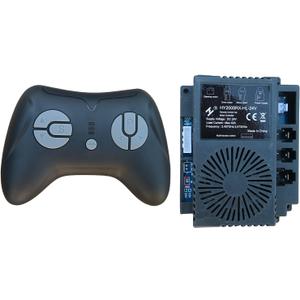 HY2005RX-HL-24V 2.4G Black Remote Control and Receiver, for Kids Ride On Toys, 24V Control Box Motherboard Accessories Ride On Car Replacement Parts