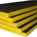 F&L R6 Johns Manville Duct Insulation Panel – HVAC Thermal Fiberglass Insulation for Sheet Metal Duct Systems, Energy-Efficient Sound and Heat Control Panel (1.5in x 24in x 48in)