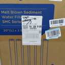 Whole House 20" x 2.5" Spun Polypropylene Depth Sediment Water Filter Cartridge 20" Pre-Filter Replacement for SDC-25-2005, P5-20, PD-5-20, EQ-304-20, SDF-25-2005, MB-25200-05 (5 Micron, Pack of 6)