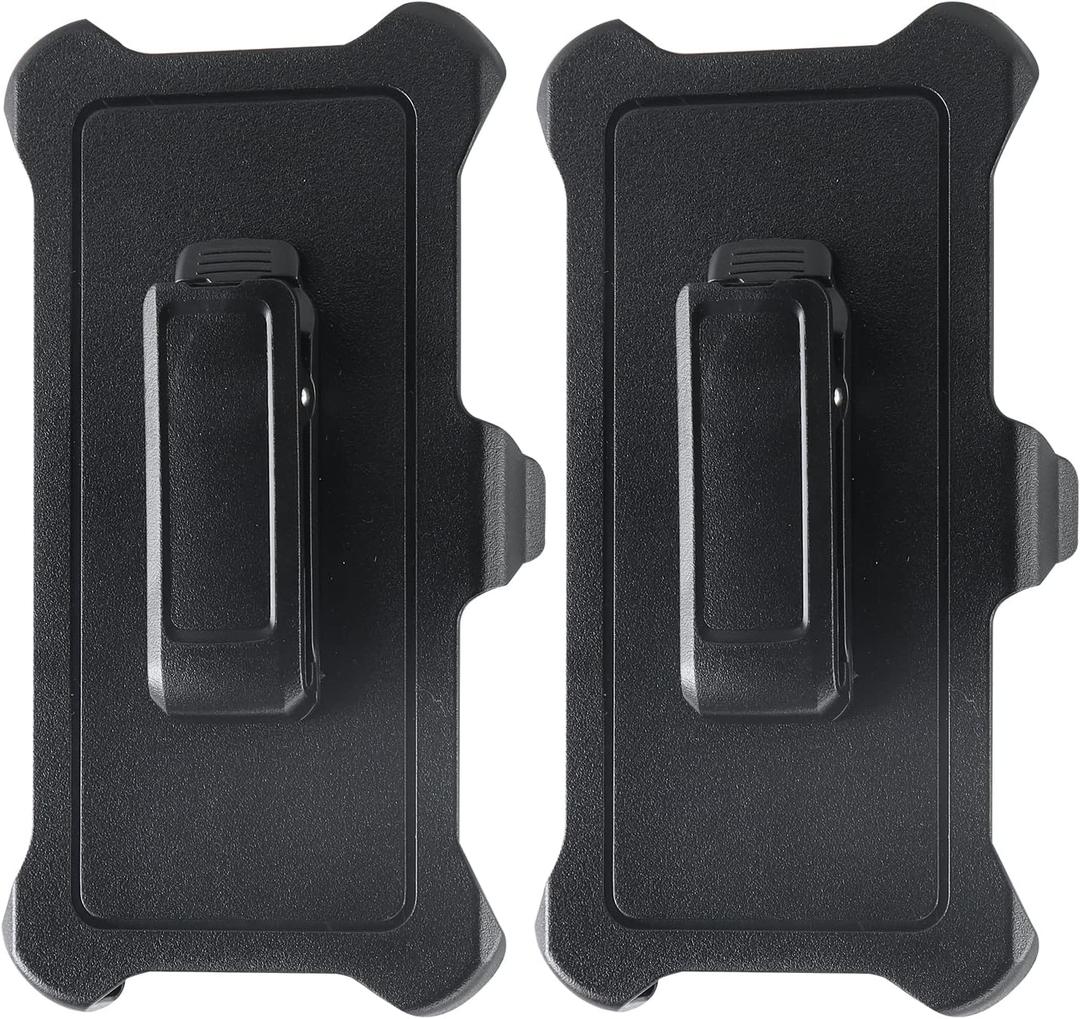[2 Pack] iPhone 16 Replacement Belt-Clip Holster Compatible with Otterbox Defender Series Case (Phone Case Not Included)